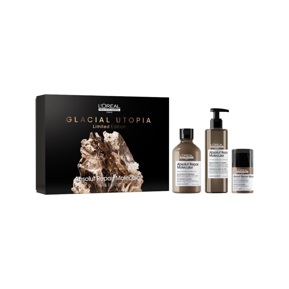 L'Oréal Professionnel Absolut Repair Molecular Trio Cofanetto di Natale capelli danneggiati