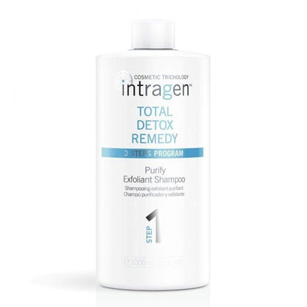 Intragen Total Detox Remedy Purify Exfoliant Shampoo 1000ml Revlon