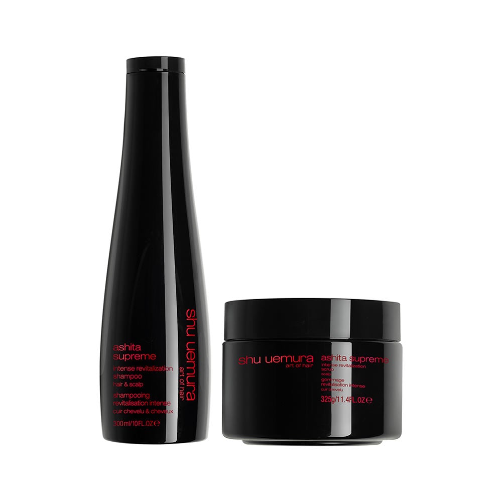 Shu Uemura Ashita Supreme Kit Scrub e Shampoo Rivitalizzanti