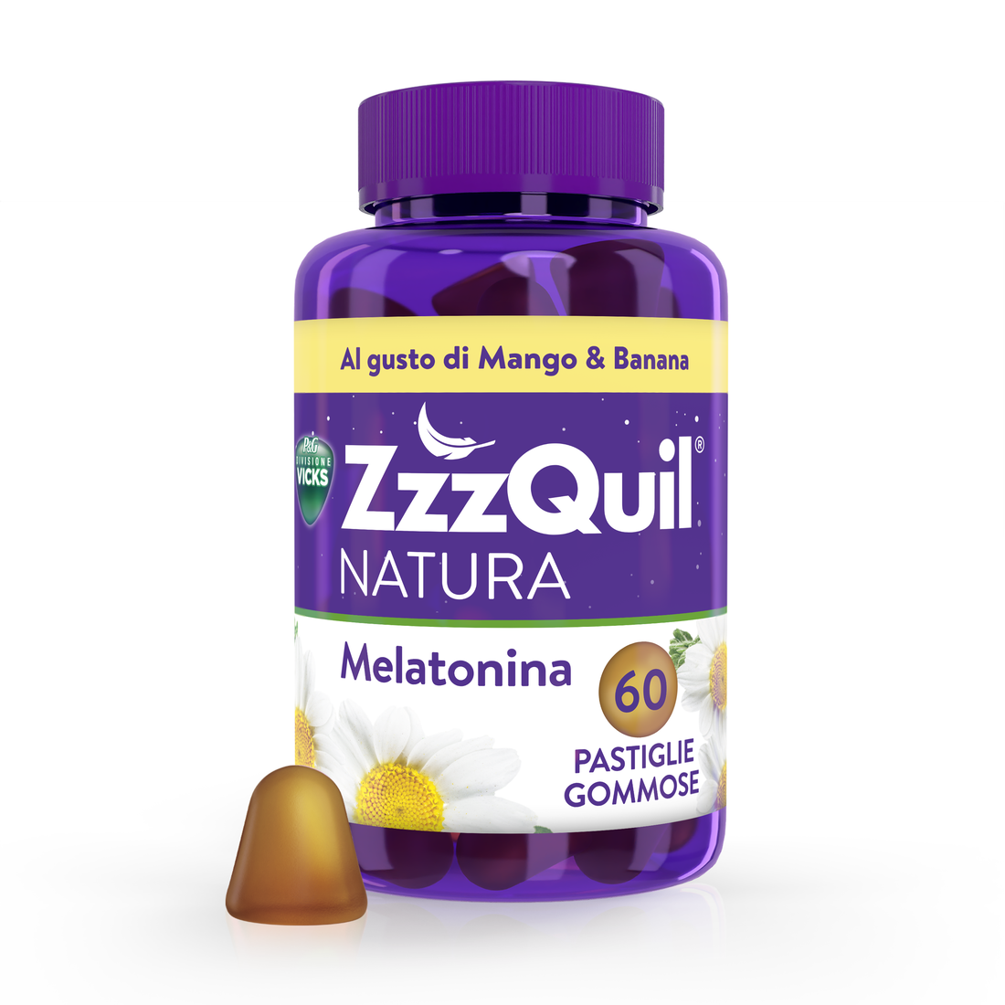 ZzzQuil NATURA 60 Gommose Mango Banana con Melatonina - immagine 2